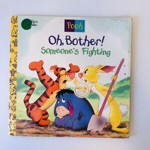 Vintage Winnie The Pooh, Oh Bother Someone's Fighting Children's Book